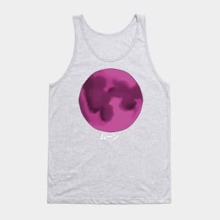 Pink Strawberry Moon Tank Top